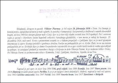 VIKTOR PARMA - SKLADATELJ IN PRAVNIK